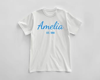 Custom Name T-Shirt: Soft Cotton, Personalized Gift
