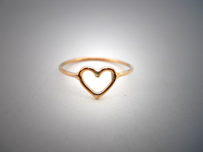 Heart Ring 14k Gold Filled - Etsy