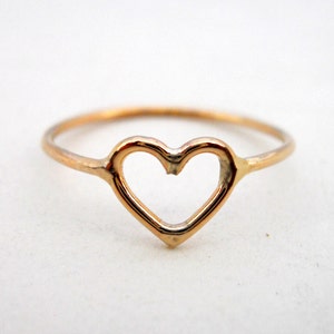 Heart Ring 14k Gold Filled