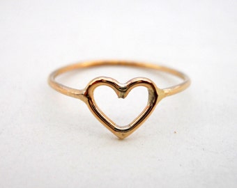 Heart Ring 14k Gold Filled