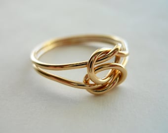 Love Knot - 14k Gold Filled Infinity Ring