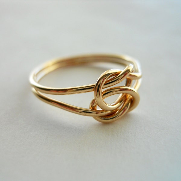 Love Knot - 14k Gold gefüllter Infinity Ring