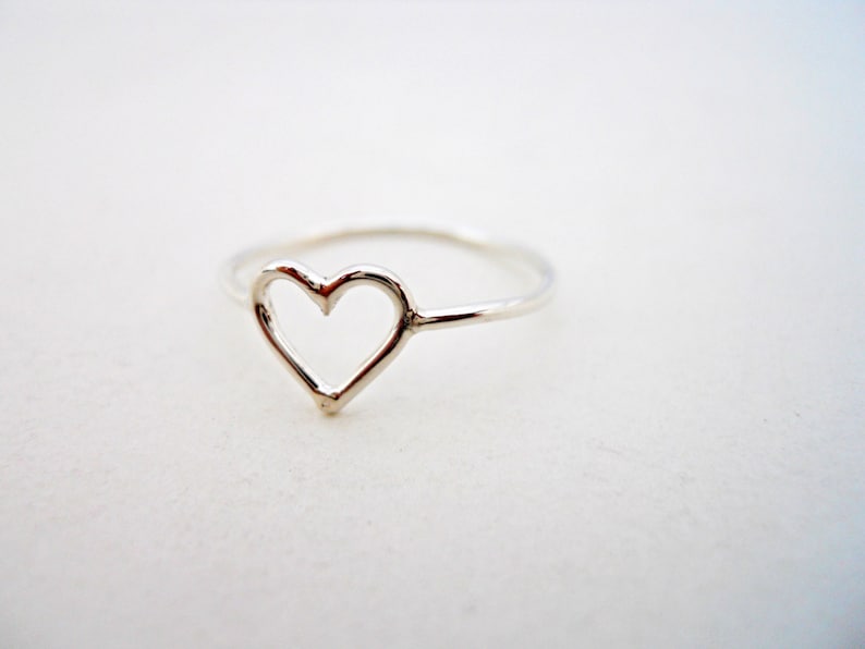 Sterling Silver Small Heart Ring