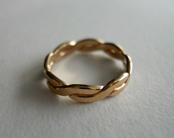 14k Gold Filled Twist plat