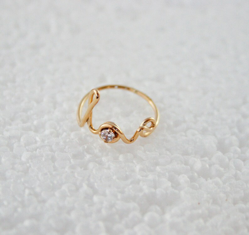 14k Gold Filled Love Ring Word Art - Etsy