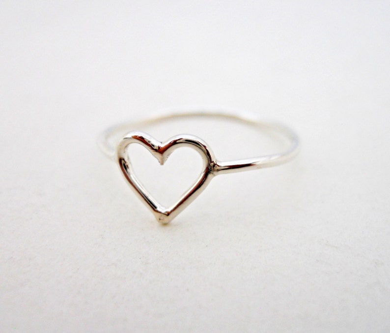 Sterling Silver Small Heart Ring