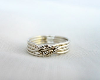 Puzzle Ring - 925 Sterling Silver