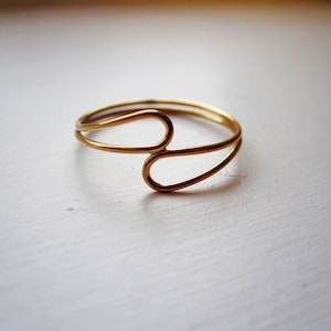 14K Gold Filled Passing Tear Ring