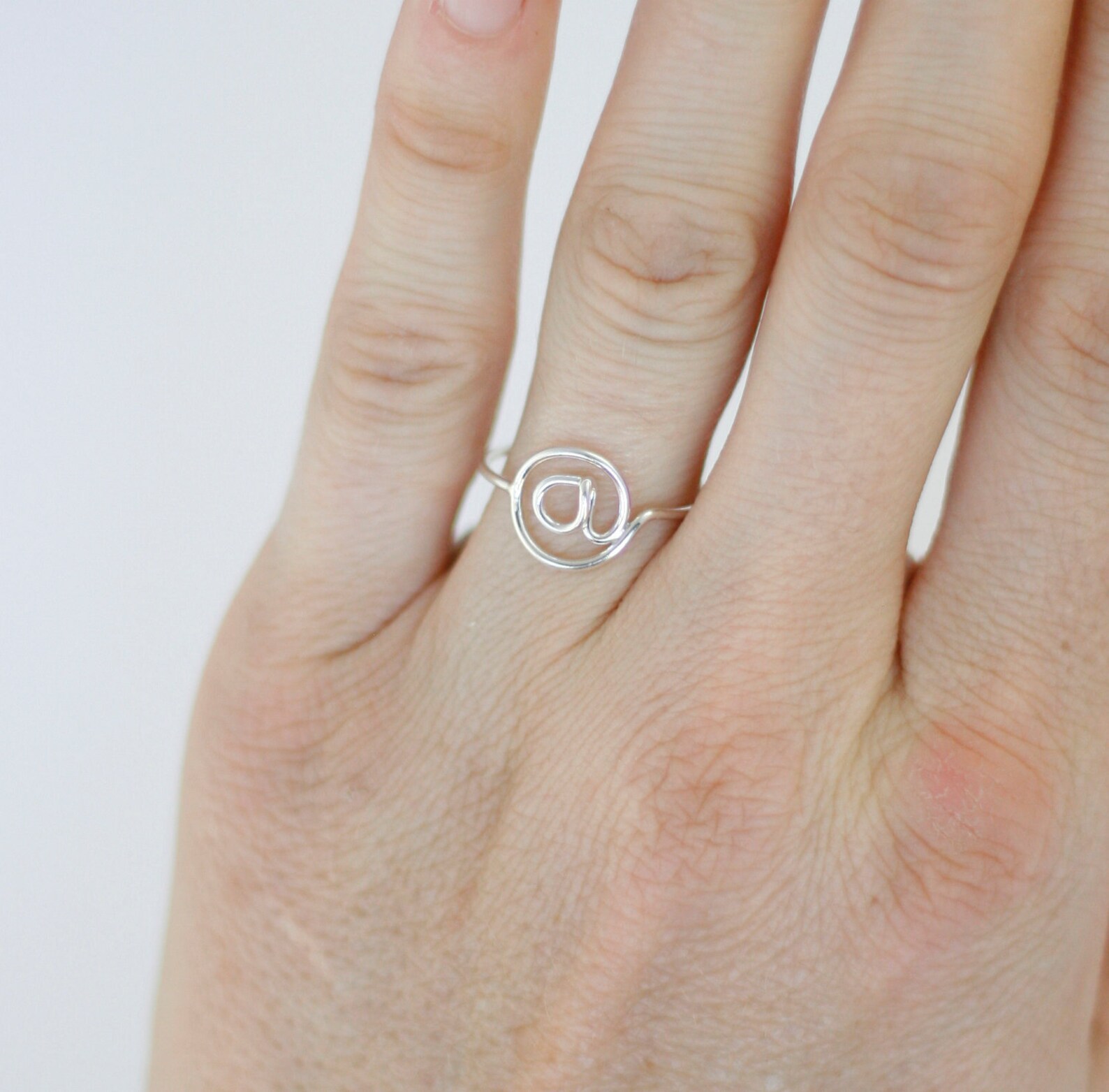 Twitter at Symbol Ring Sterling Silver - Etsy