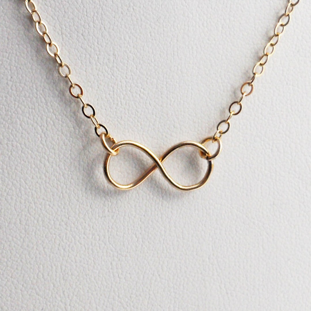 Infinity Necklace Pendant With Chain - Etsy