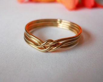 Original  Puzzle Ring - 14k Gold Filled