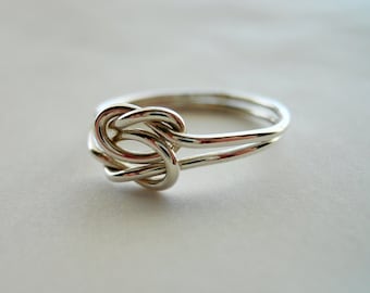 Love Knot 925 Sterling Silver Ring