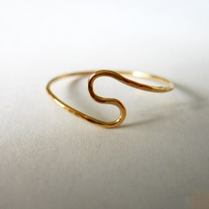 Wave S Ring 14k Gold Filled