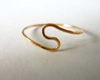 Wave S Ring - 14k Gold Filled