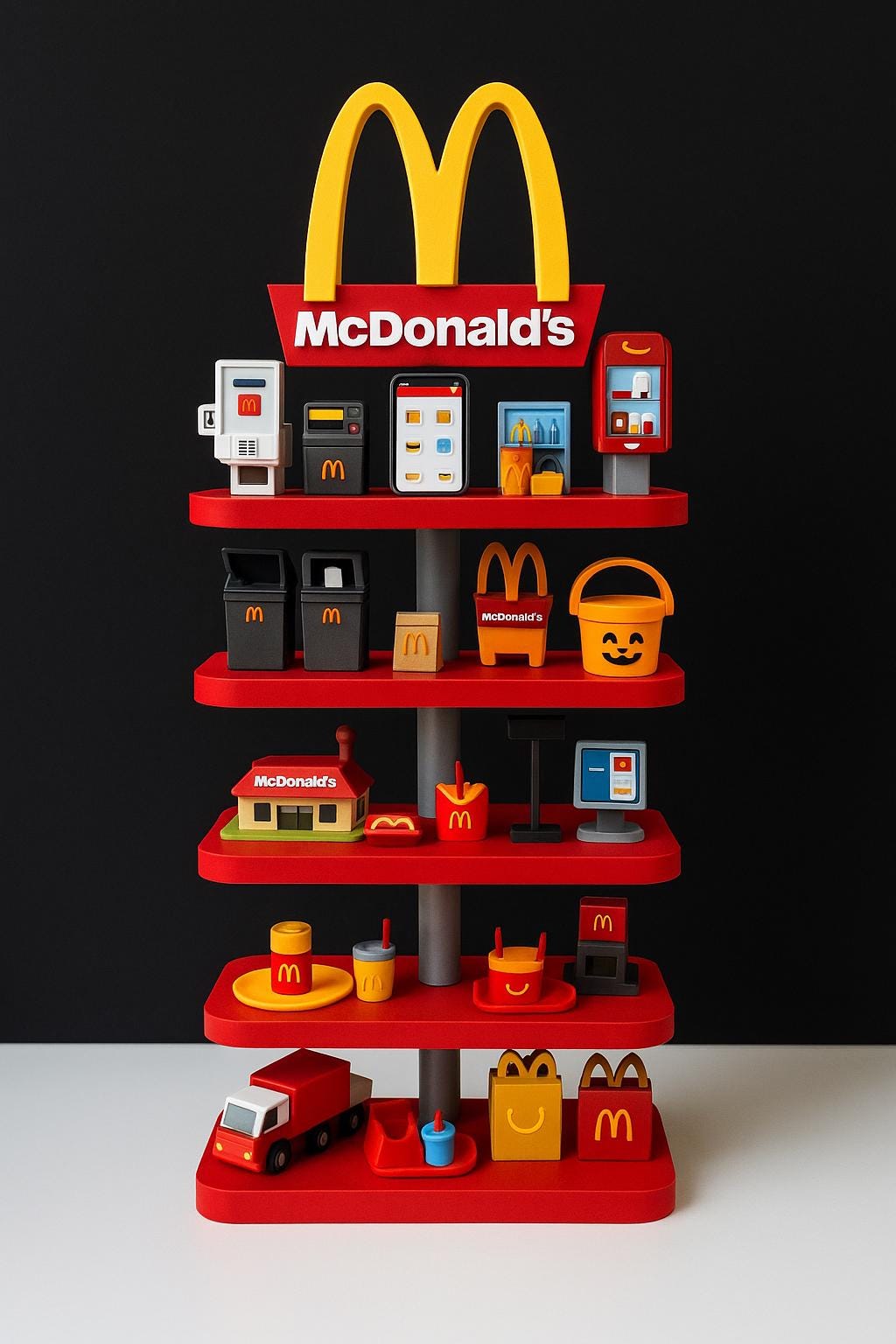 1990 海外 マクドナルド グリマス ロナルド チョーク フィギュア 未開封 マクドナルド フィギュア 3体セット ドナルド ロナルド