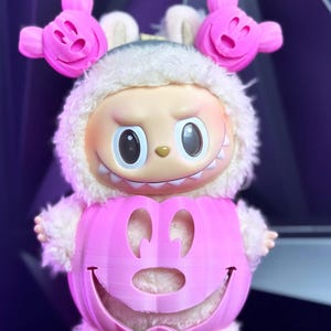 3D gedrucktes Bubu Kürbis Kostüm und Ohren