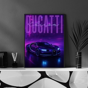 Bugatti Chiron Wall Art – Digital Download for Car Lovers