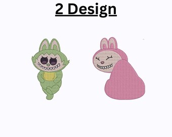 Creepy Bunny Embroidery Design: Spooky Machine Embroidery (Digital Download)