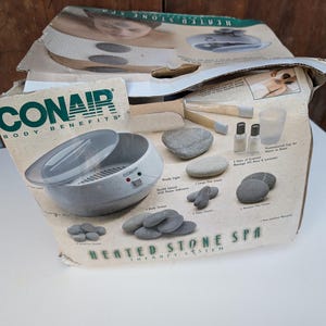 Conair Body Benefits Heated Stone Spa Hot Rocks Therapy Kit HR10