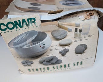 Kit de terapia con piedras calientes para spa corporal Conair HR10