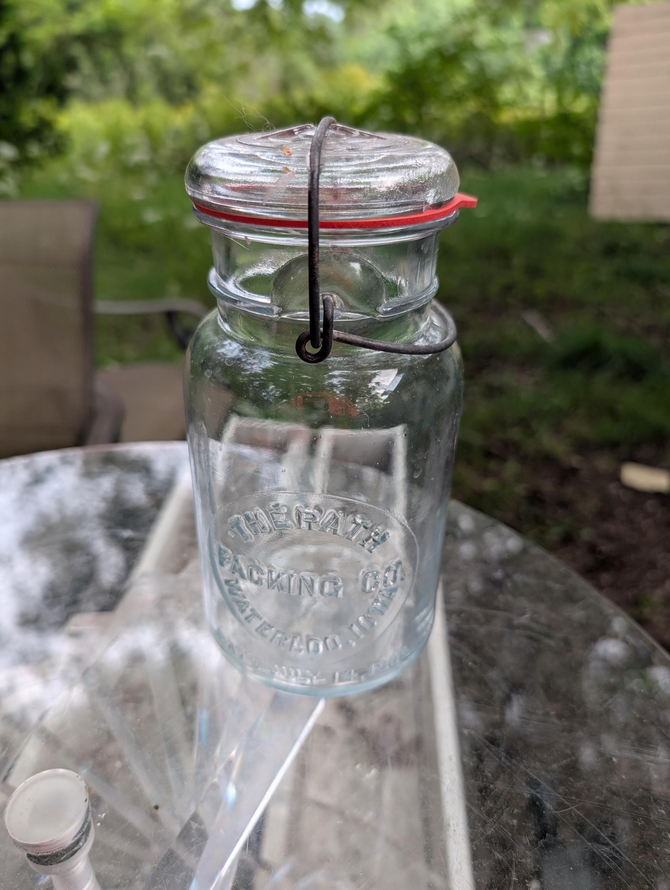 Vintage 1908 Mason Jar - Etsy