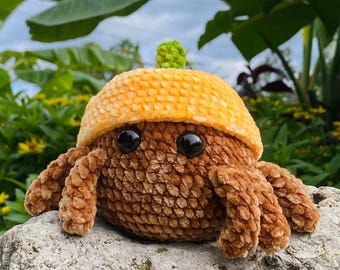 Crochet Pumpkin Spider Pattern PDF | Cute Halloween Amigurumi Decor Tutorial