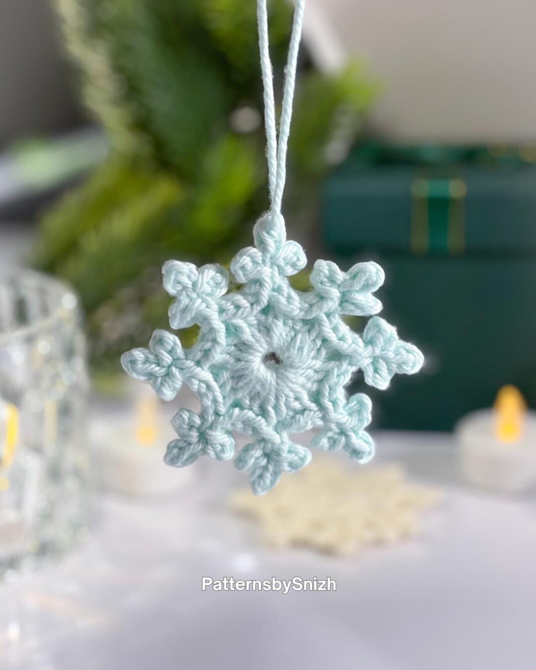 Crochet Pattern Mini Snowflakes – Simple Christmas Ornament PDF for ...