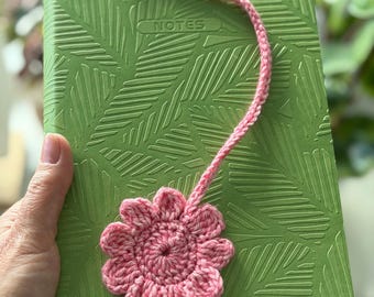 Crochet Flower Bookmark Pattern PDF, Easy Book Accessories, Cute Flower Crochet Patterns, Unique Bookmarks, Digital Instant Download