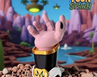 3D Printed Controller Stand – Majin Buu Hand – Dragon Ball Z Inspired – Gamer Accessory – Geek Gift – Anime Collectible Display