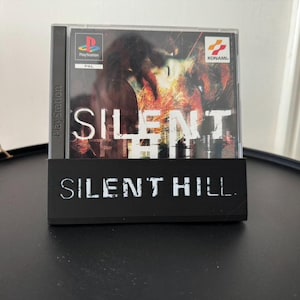 3D-utskrivet spelställ – Silent Hill-kollektionen – PS1 PS2 PS3 PS5 PSP PC Xbox – Skräckspelsdisplay – Retro speldekor – Samlarobjekt