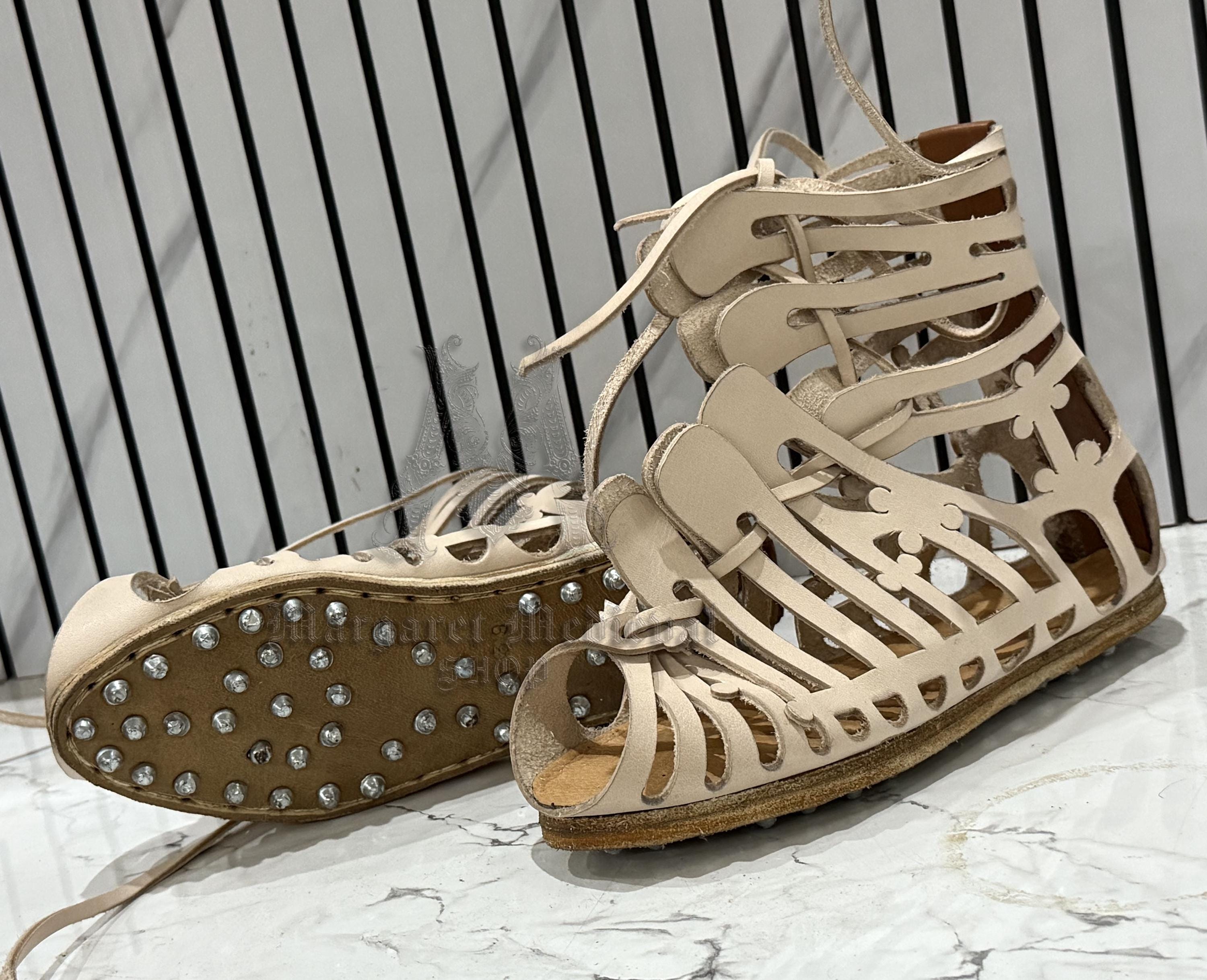 Roman Caligae Handmade Sandals Castleford Legionary Footwear