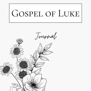 Gospel of Luke Bible Journal