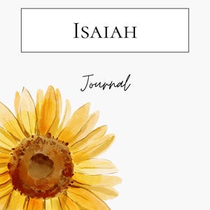 Isaiah Bible Journal