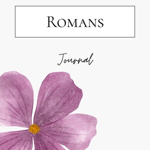 Romans Bible Journal