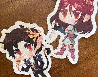 Jude and Cardan Sticker, The Folk of the Air, Booktok Vinyl Decal