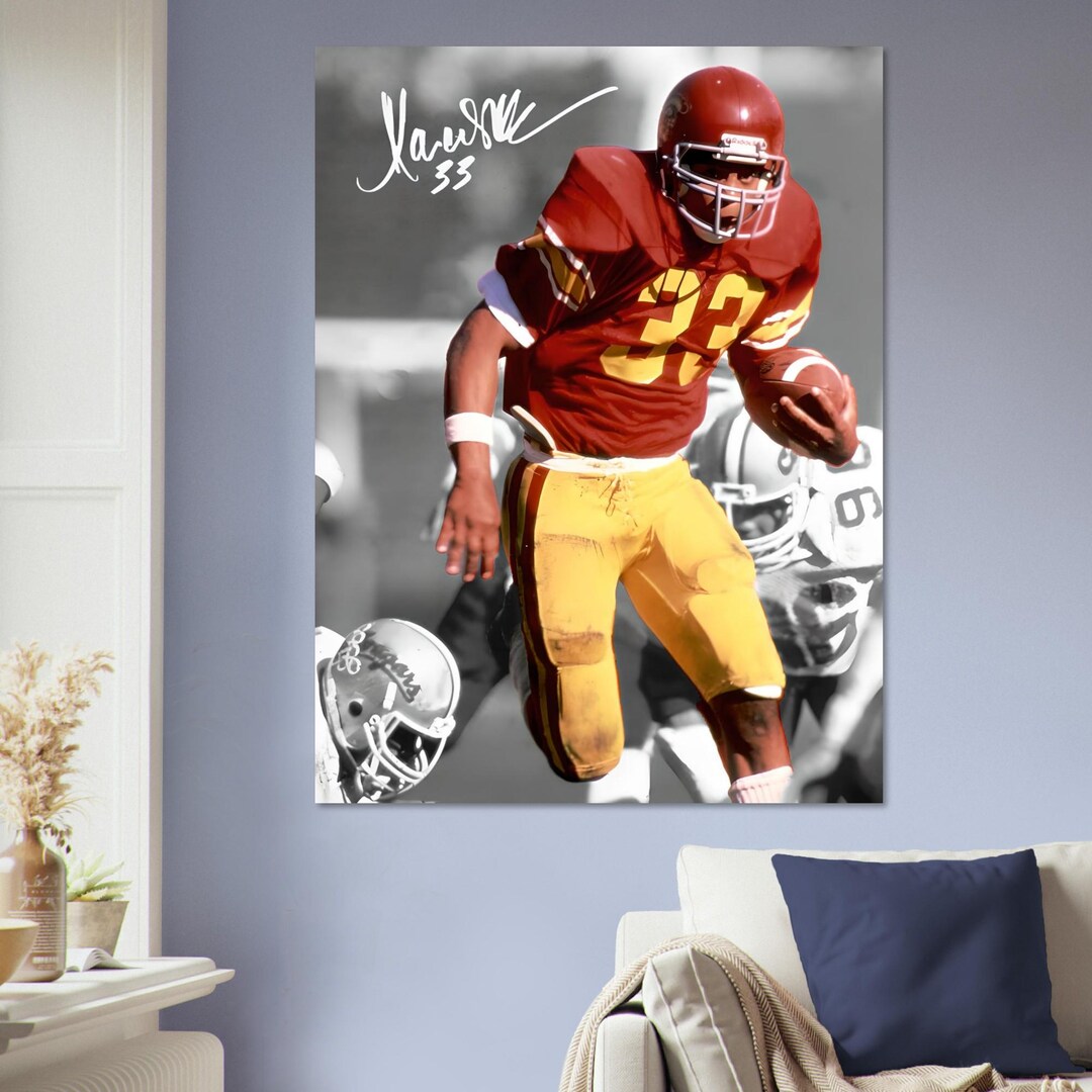 Marcus Allen USC Trojans Poster College Football Legend Wall Art Etsy — free download