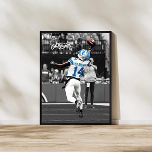 Amon-Ra St. Brown Art Print: Detroit Lions NFL Wall Decor (Digital Download)