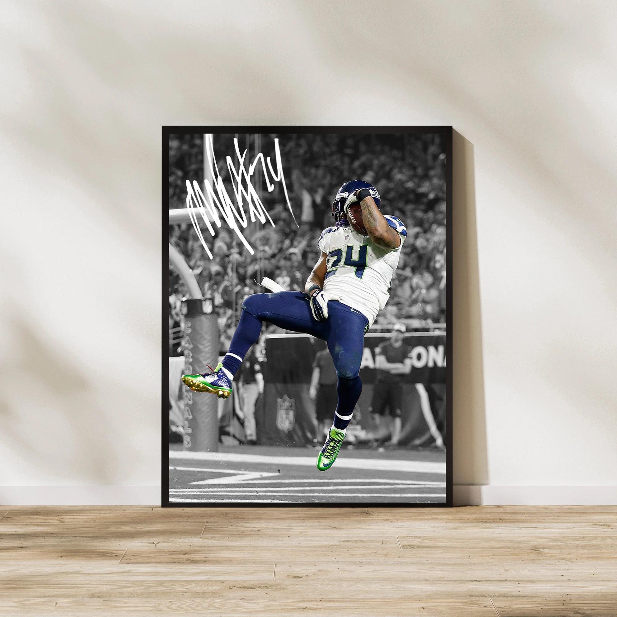 Marshawn Lynch Print - Etsy, image size:2000x2000