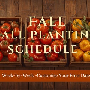 Pflanzplaner für den Herbst | Gartenplaner für den Herbst | Google Tabellen | Erster Frosttermin individuell anpassen | Sofort-Download
