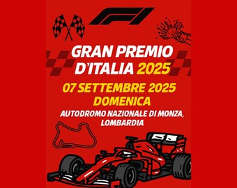 F1 Monza-uitnodiging