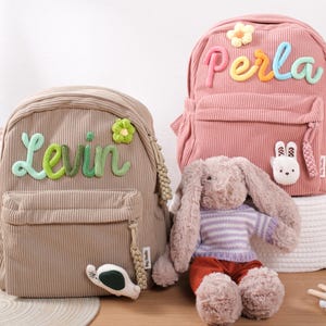 Personalized Toddler Backpack: Custom Preschool Bag with Name - Cute Gift for Boys and Girls