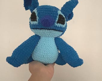 Peluche de ganchillo Stitch / Ganchillo Disney hecho a mano