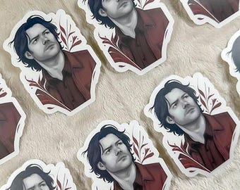 Pegatina de Sam Winchester / Vinilo impermeable de 3" para fan art de Supernatural / Pegatina hecha a mano para portátil y botella de agua