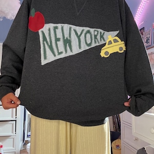 Upcycled Patchwork Crewneck