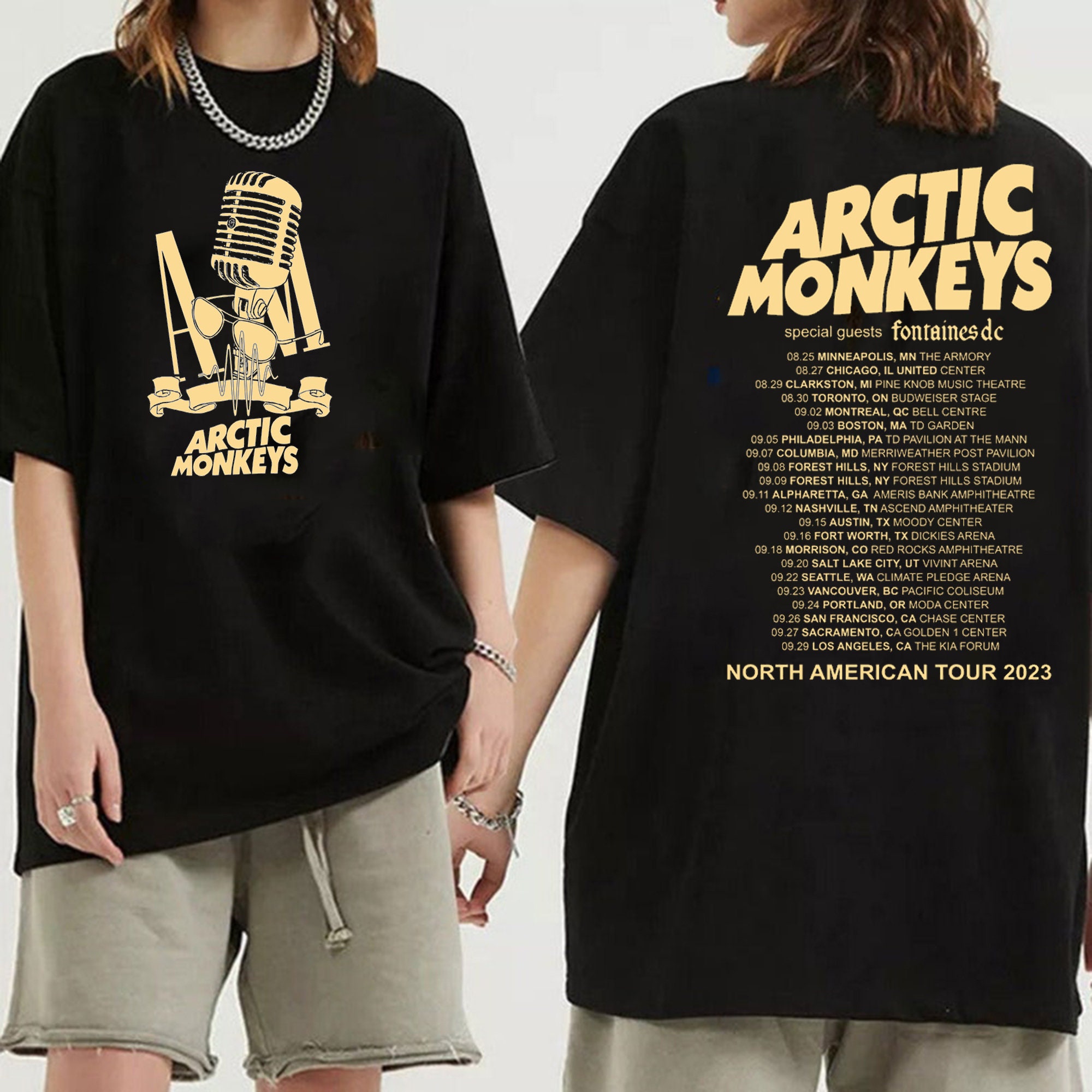 Discover Arctic Monkeys tour 2023 shirt,  Arctic Monkeys Band Shirt, 2023 Music Concert Tour Shirt