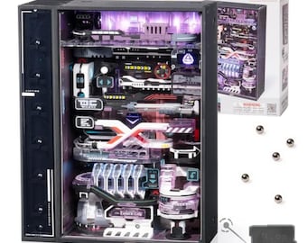 Rokr Future City Marble Run Puzzle | LED DIY Model, STEM Gift