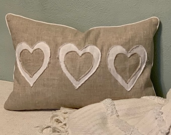 heart shaped pillow case