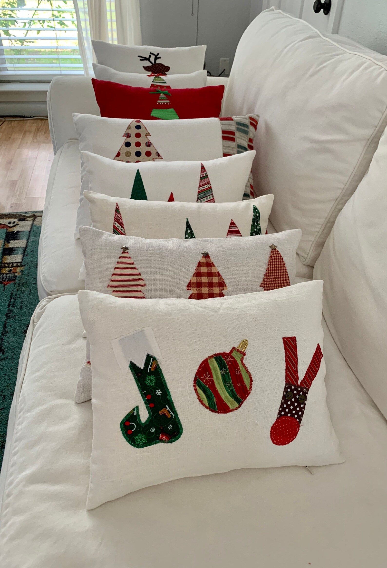 Christmas Pillow Covers Whimsical Decor Holiday Pillow Etsy UK