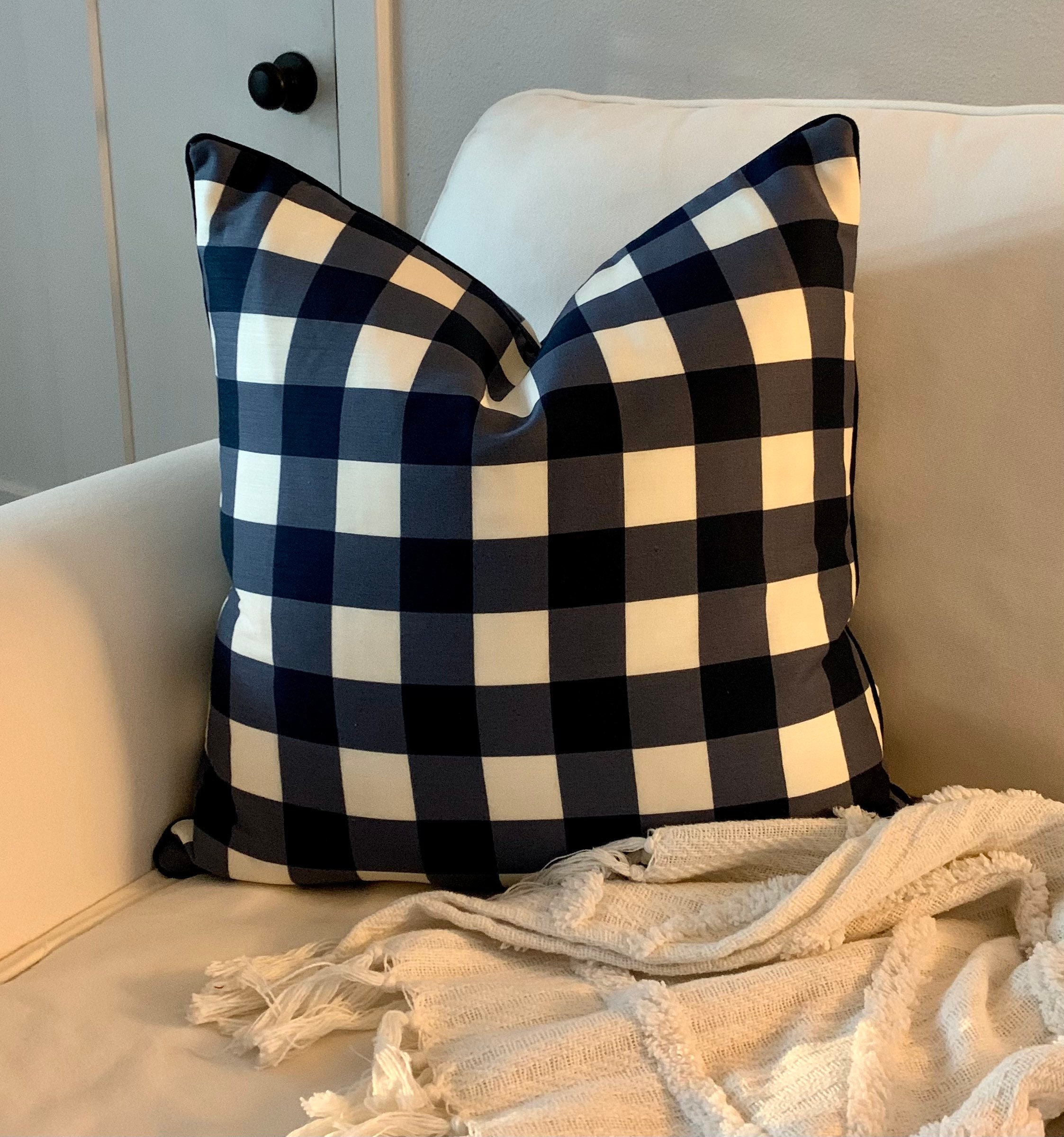 Buffalo Check Bench Cushion