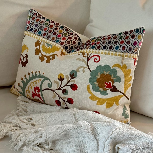 Jewel Tone Pillow Etsy